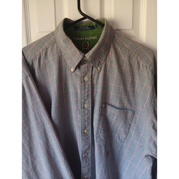 Tommy Hilfiger Mens XL Shirt Button Up Long Sleeve - Picture 3 of 6